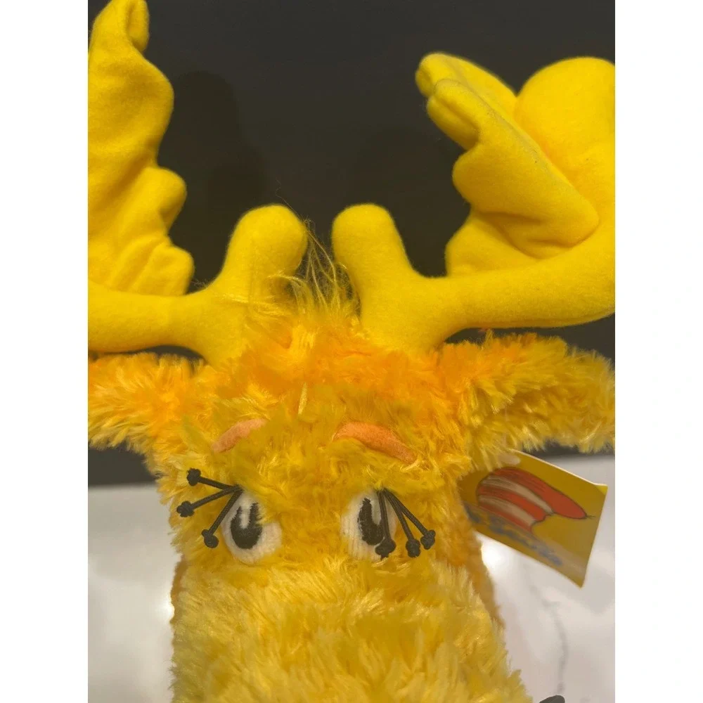 Dr Seuss Thidwick The Moose Plush Manhattan Toy Orange Yellow Medium 101900‎ NWT